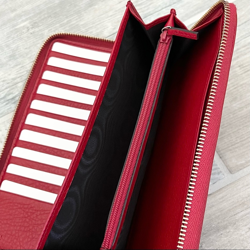 Gucci soho Red Leather Wallet - Picture 7 of 9